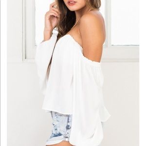 After Sundown Top in White